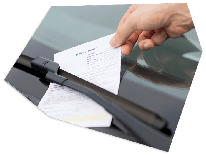 Traffic violation ticket on windshield — Schenectady, NY — James Trauring & Associates, LLC