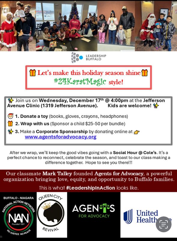 Mark Talley with Agents for Advocacy pose for camera with local buffalo politicians.