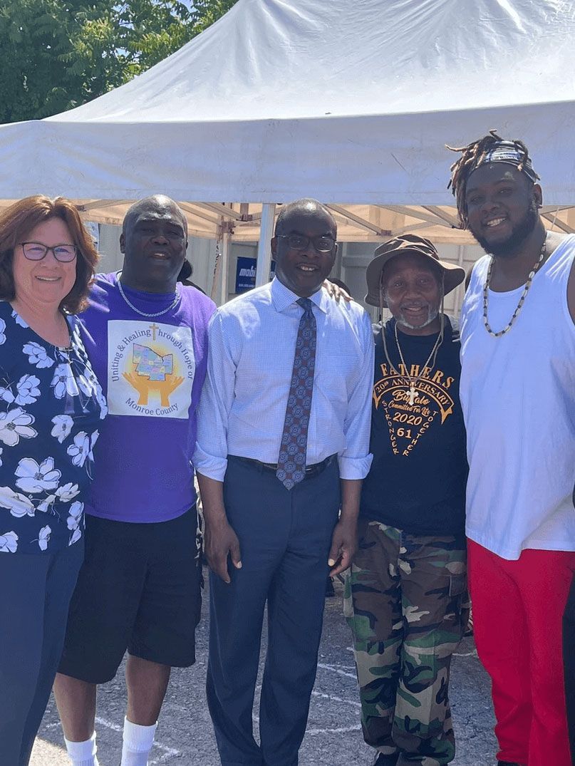 Image of Mark Talley of Agents for Advocacy at a community event