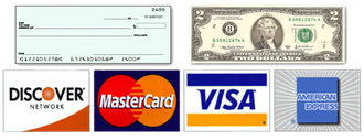 Logo of Visa & Logo of MasterCard