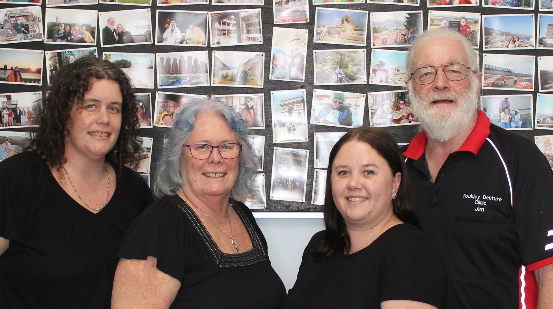 All staff member smiling at the camera — Dentures in Toukley, NSW