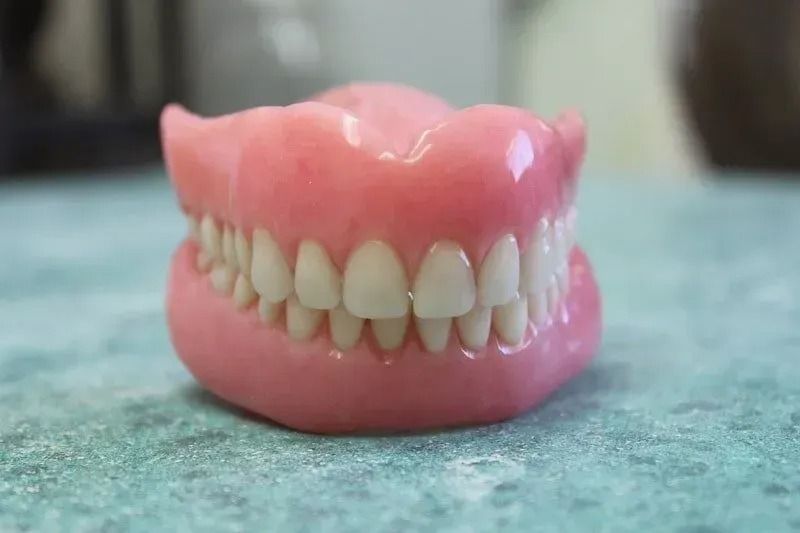 Healthy Pink Dentures on the Central Coast