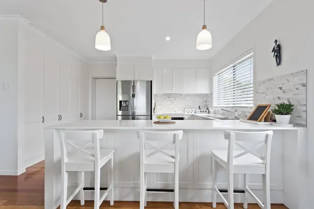Pure White Dream Kitchen Design — Maroochydore, QLD — Troy Ware Constructions