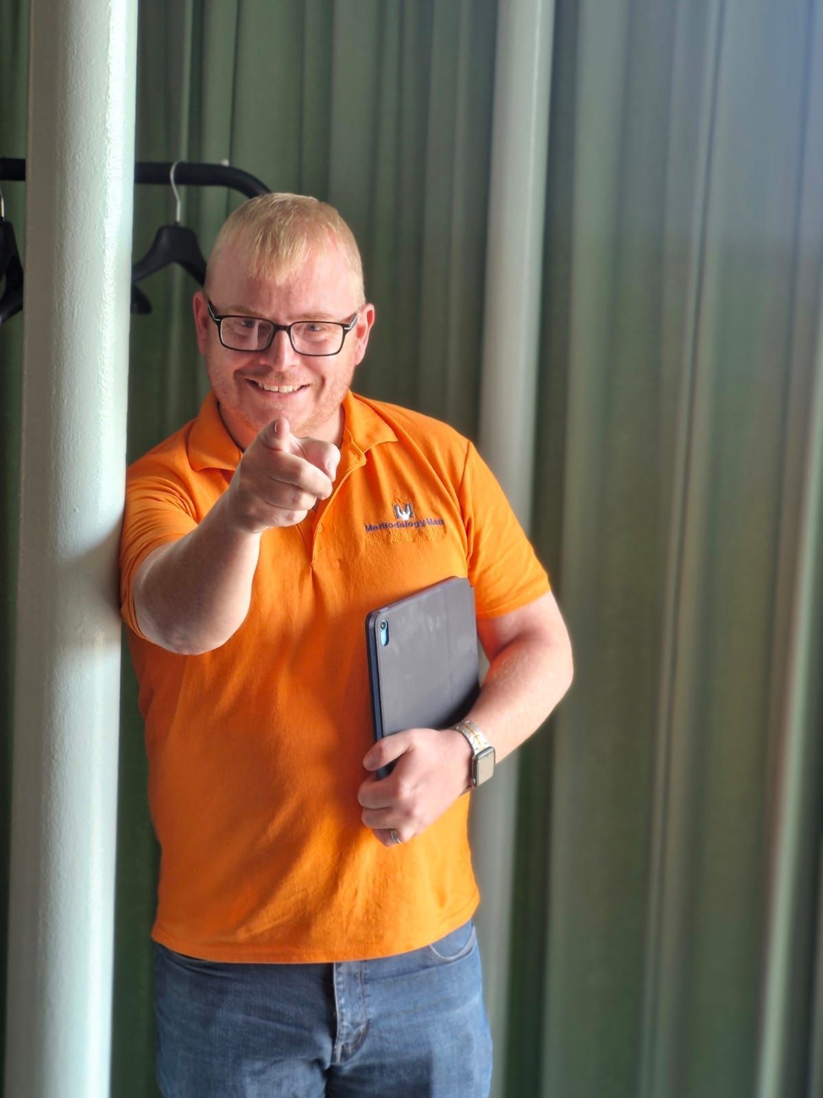 Picture of Jim Edgar taken at a Chesterfield Photography Course April 2025