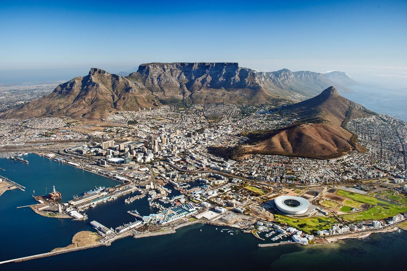 Table Mountain and Cape Town