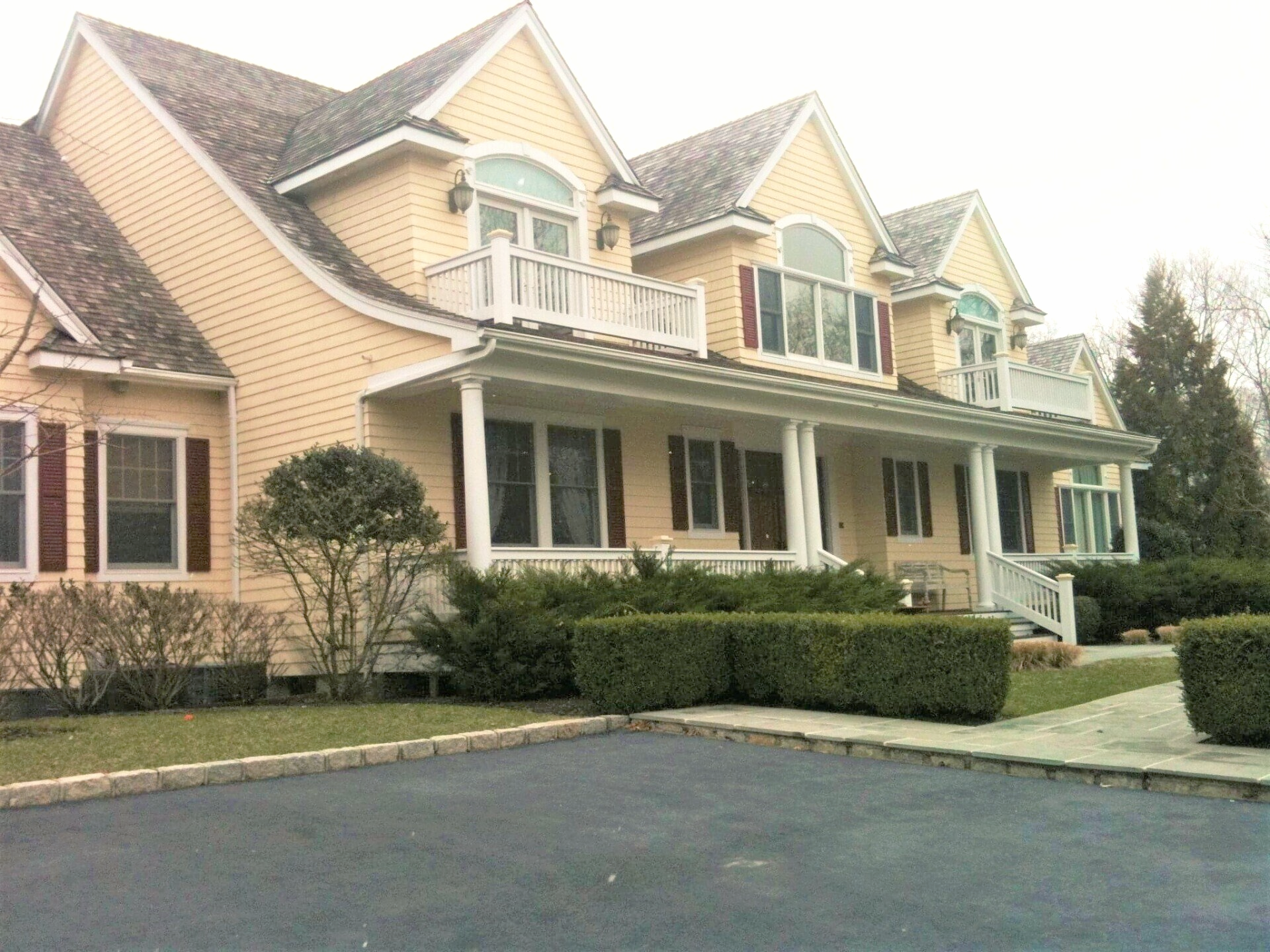 Exterior painted home