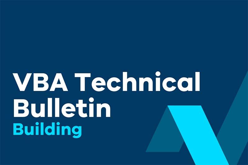 VBA Building Technical Bulletin – December 2022