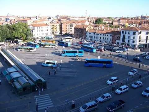 Parkeren bij Venetie Piazzale Roma