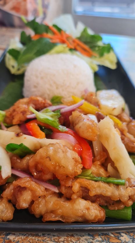Vietnamese Food Dish — Blue Buffalo Café in Laurieton NSW
