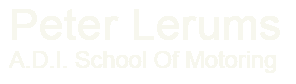 Peter Lerums School of Motoring company logo
