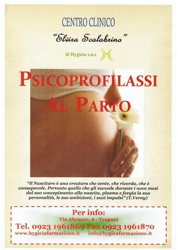 locandina psicoprofilassi al parto
