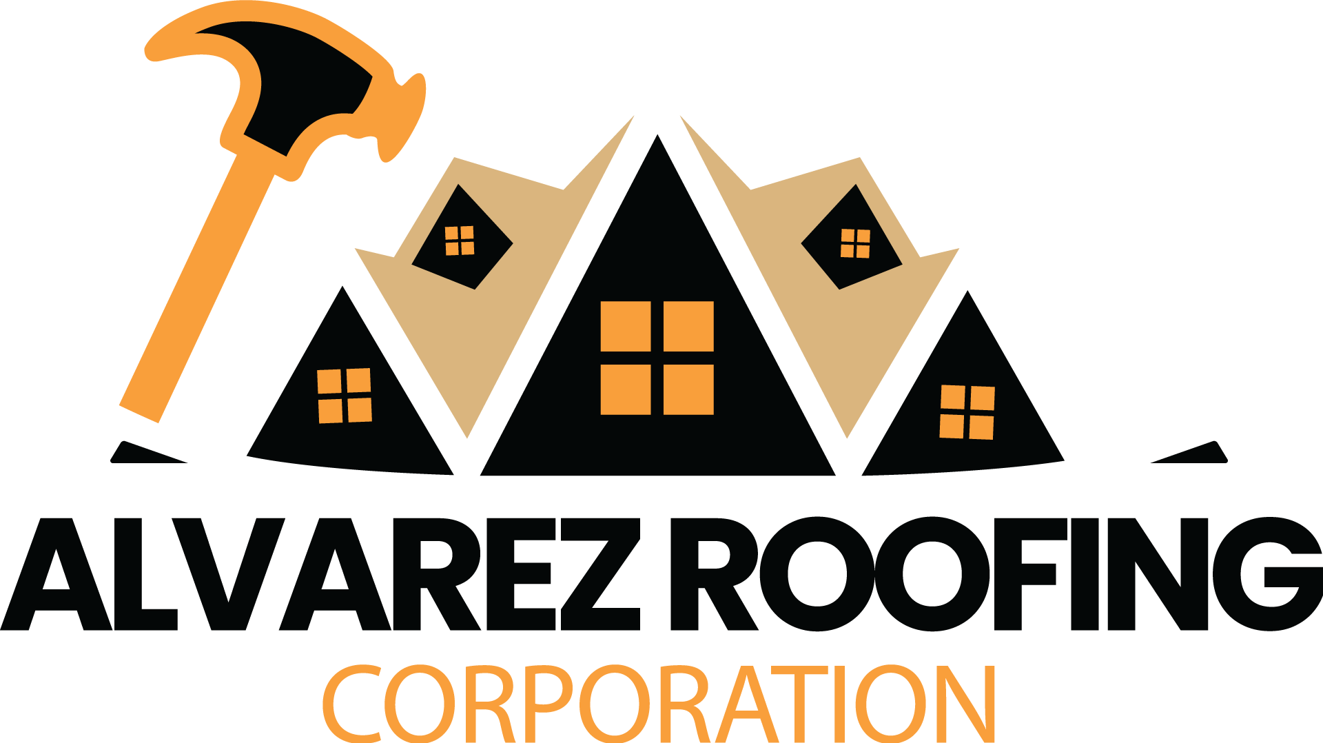 logo for alvarez roofing corporation