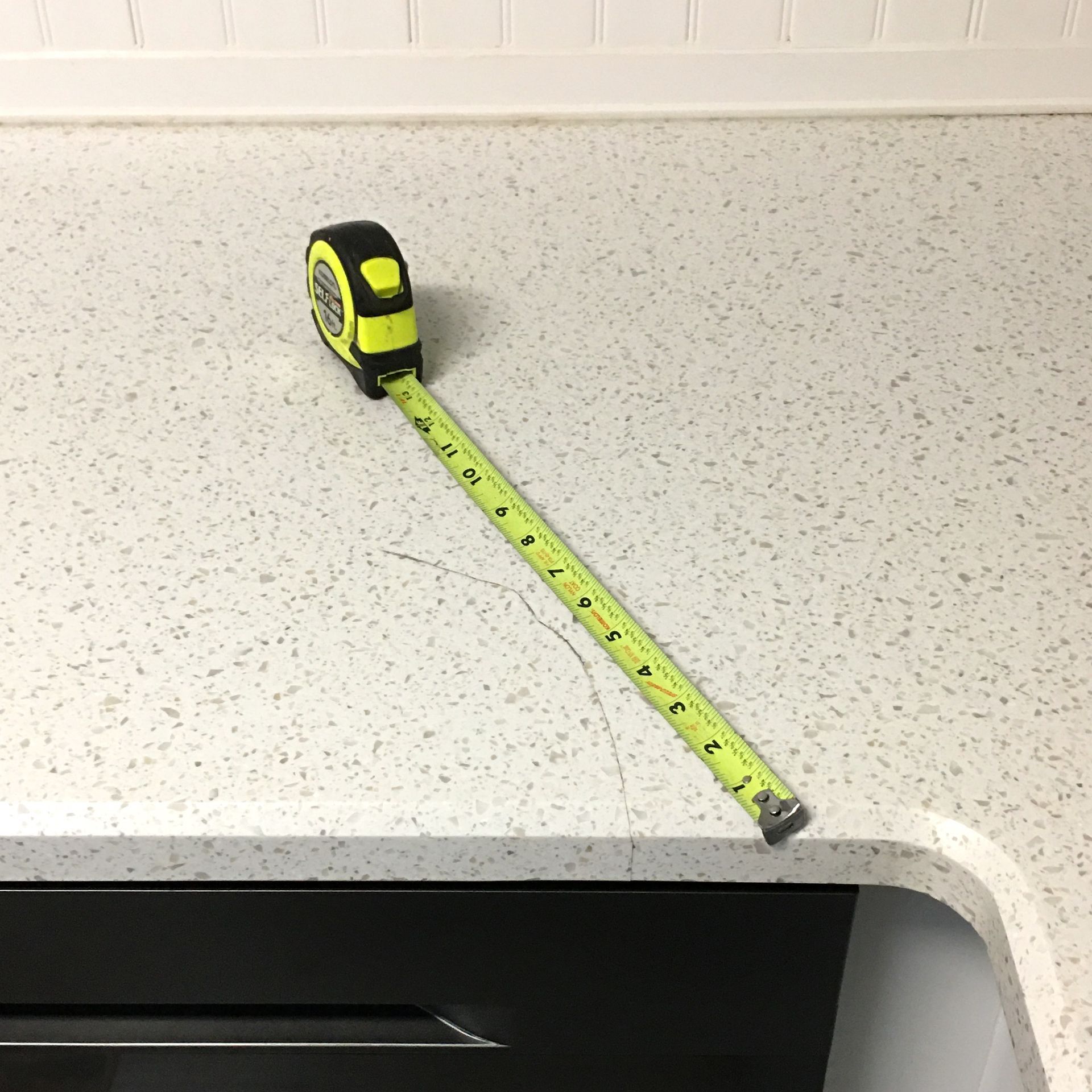 Corian cracks repaired