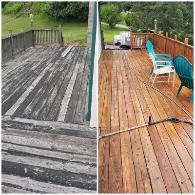 Wooden Wall to Clean — Bath, NY — Dave's Pressure Washing