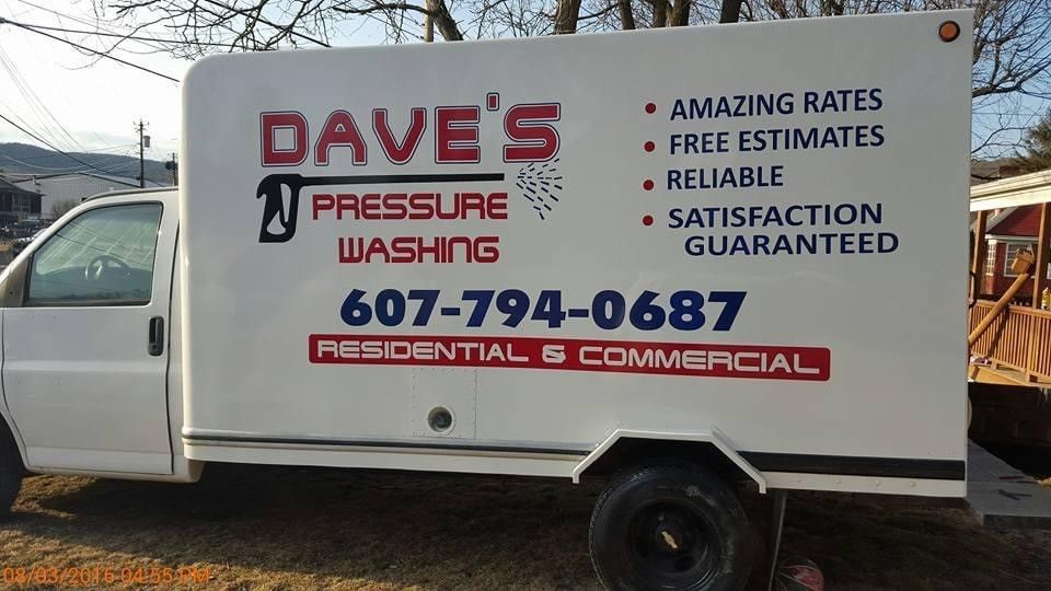 Business Truck — Bath, NY — Dave's Pressure Washing