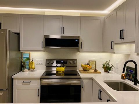 Before and After white kitchen   Dartmouth Halifax  Nova Scotia