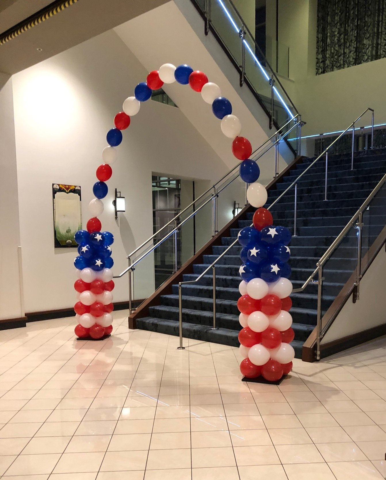Balloon Arch for Campaign Rally Event