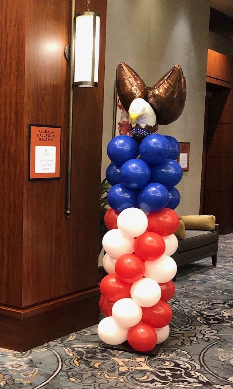 Balloon Column Design for Political Rally
