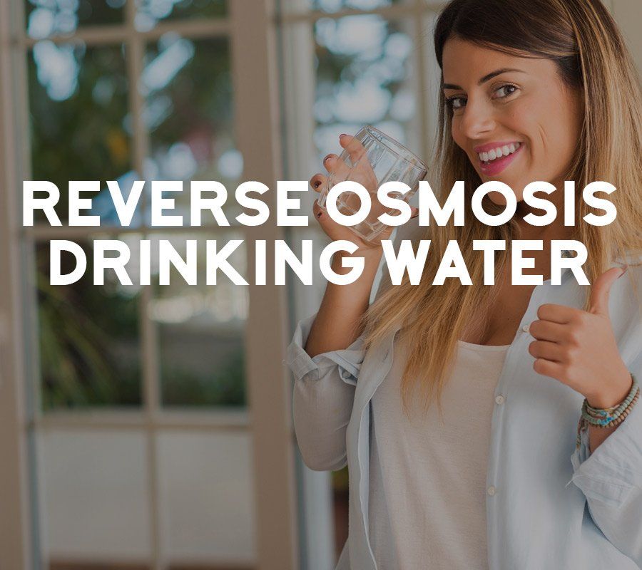 Woman giving thumbs up, holding glass of water; text reads 