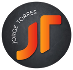 El logo de Jorge Torres se muestra dentro de un círculo.