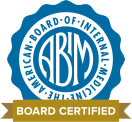 American Board of International Medicine Board Certified badge