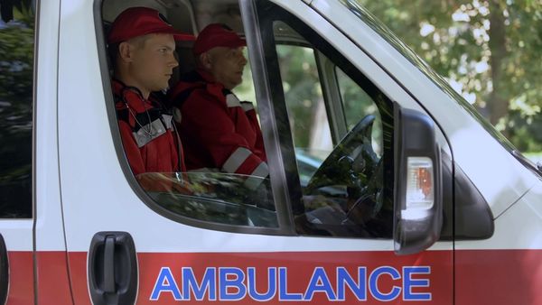 Two Paramedics Riding Ambulance — Jonesboro, GA — Caring Hearts EMS