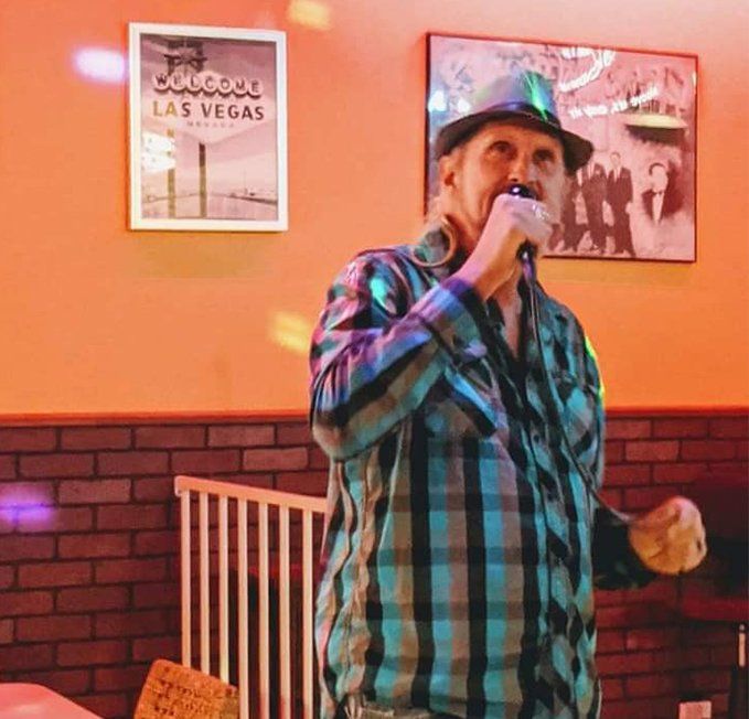 Man Singing in a Karaoke — Las Vegas, NV — A Pizza Melody