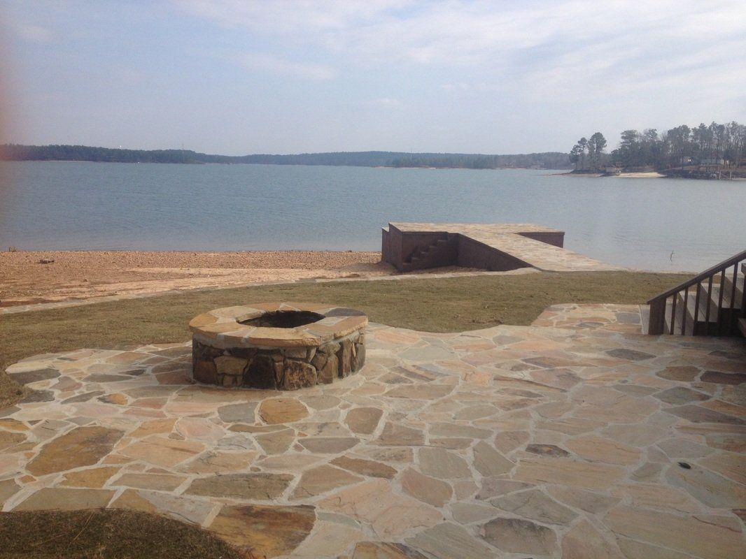 Fire pit for your lake house from the Backyard of Auburn