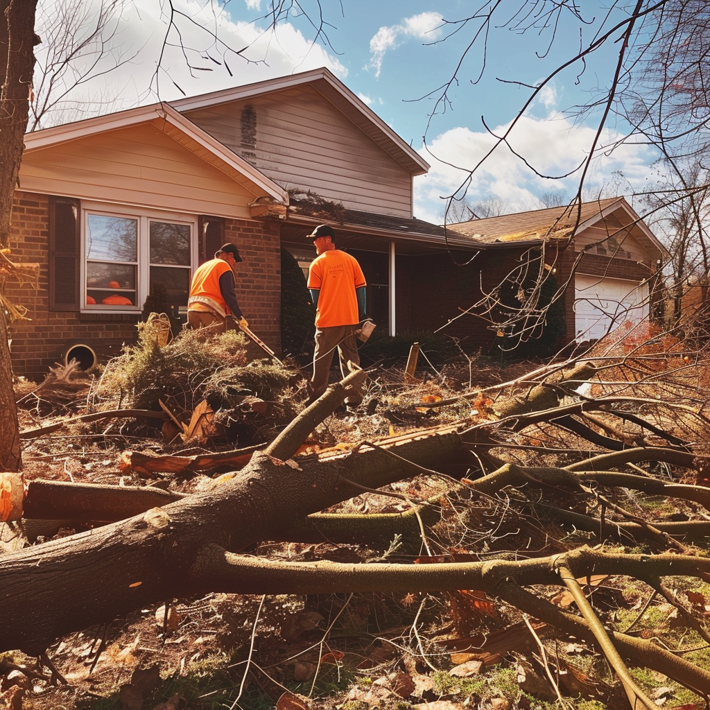 junk removal and hauling on a project