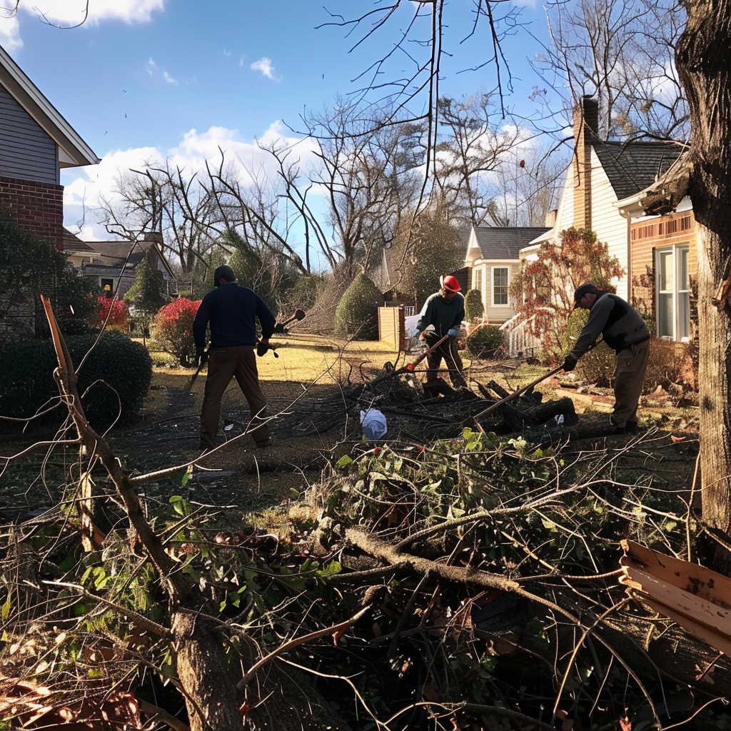 storm debris removal in spring hill and Columbia tn