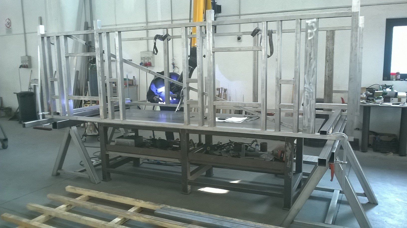 stabilimento di lavorazione acciaio