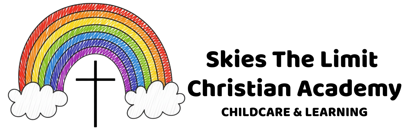 A logo for Skies the Limit Christian Academy LLC