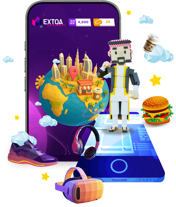 A cell phone with a cartoon character on the screen