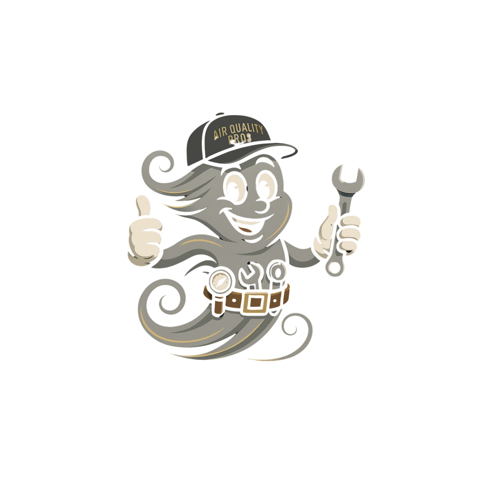 The mascot of Air Quality Pros in Albuquerque NM