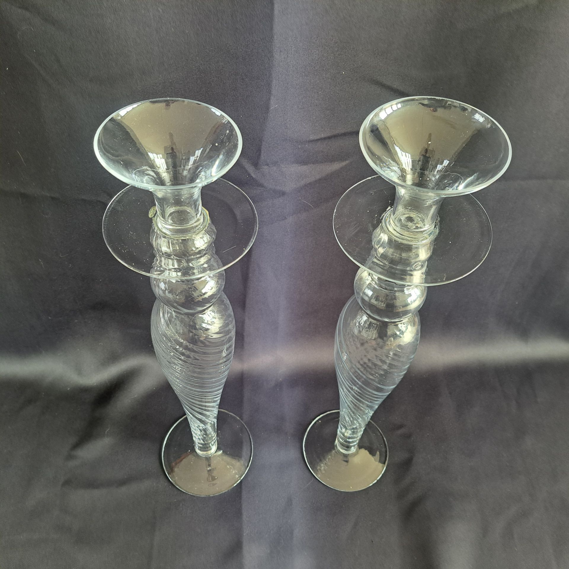 kandelaar slingerglas