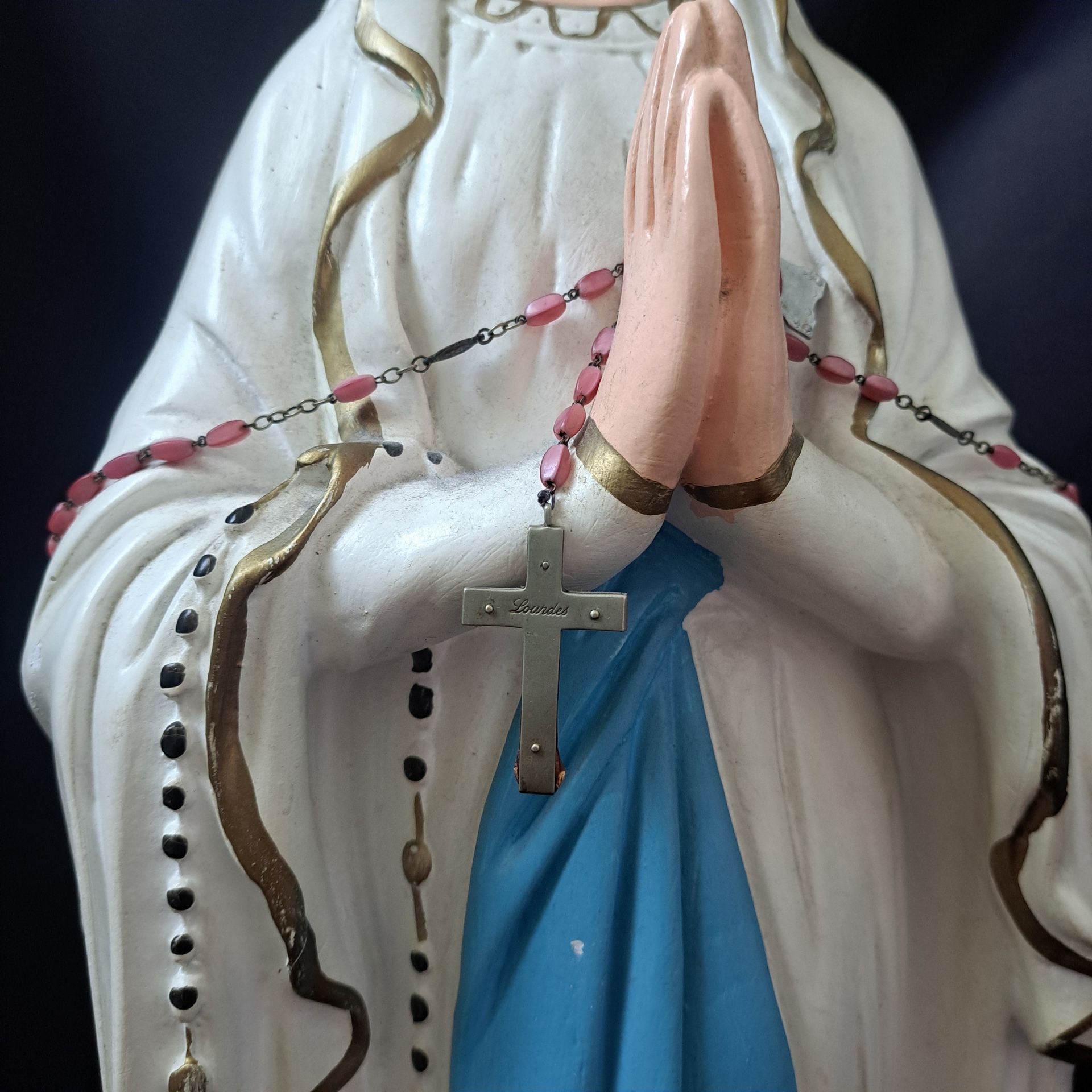 Vintage Maria beeld 90 cm hoog