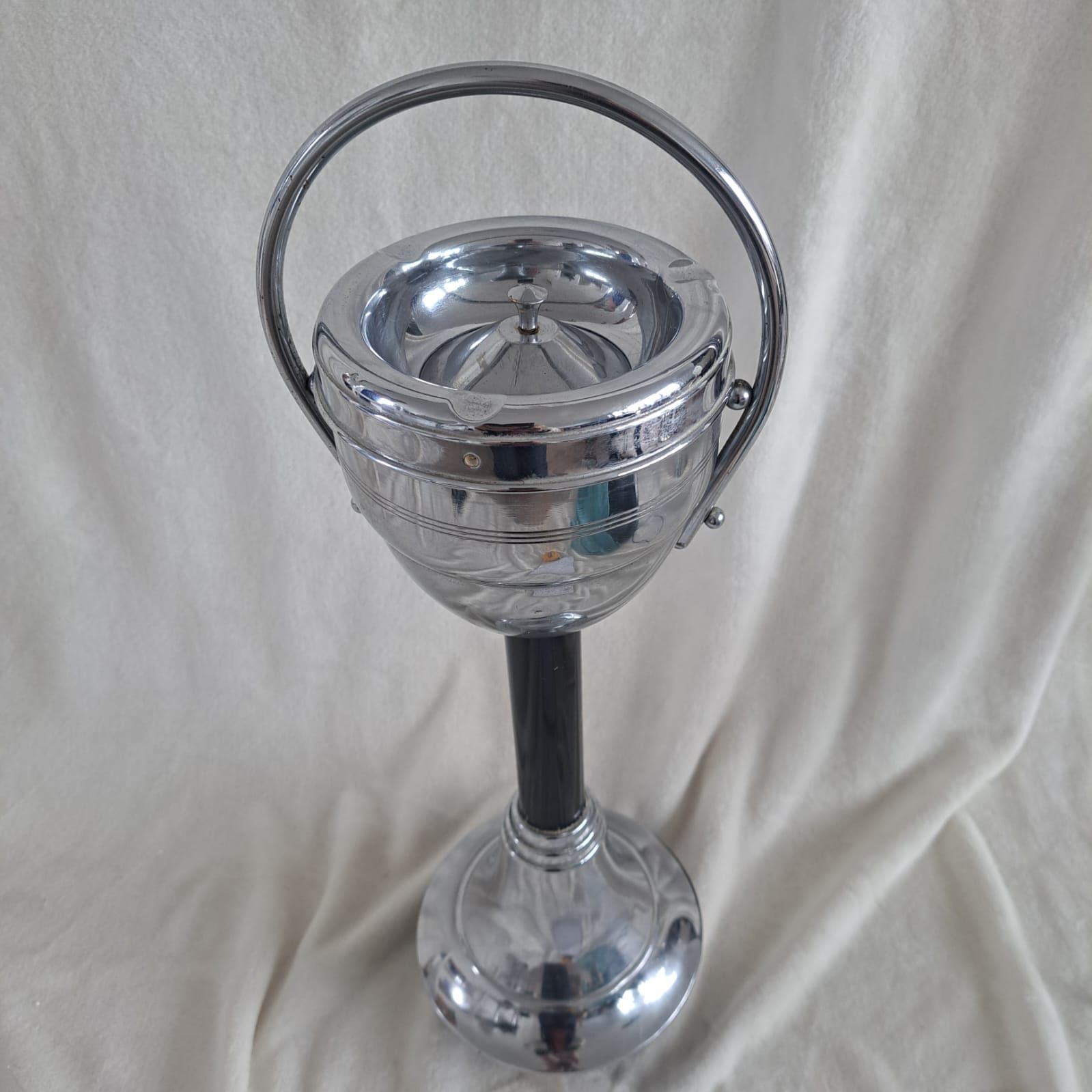 vintage asbak tuimelvoet