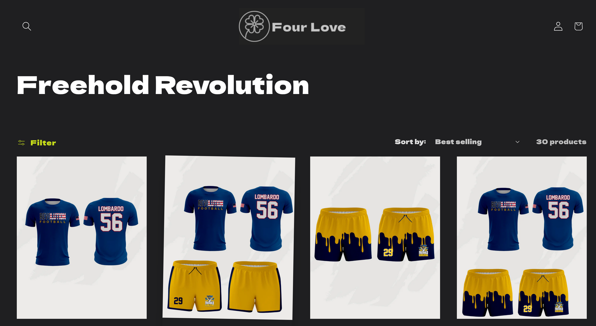 Freehold Revolution merchandise and apparel store