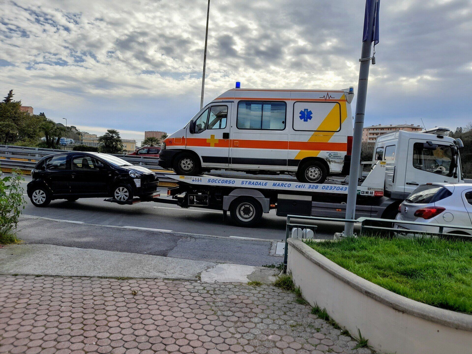 recupero mezzi aziendali fermi Genova