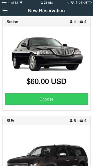 A phone screen shows a car for $ 60.00 usd
