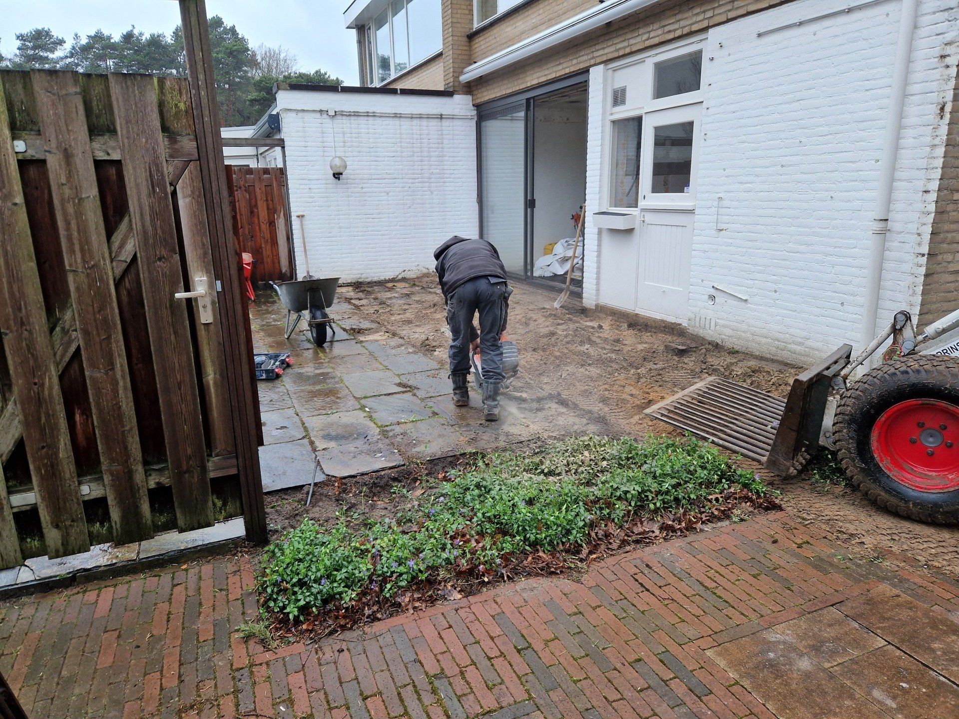 Fundering uitgraven Rosmalen