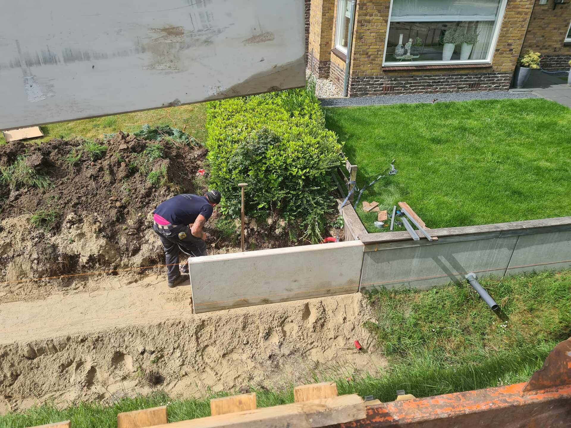 Keerwanden plaatsen Kerkdriel