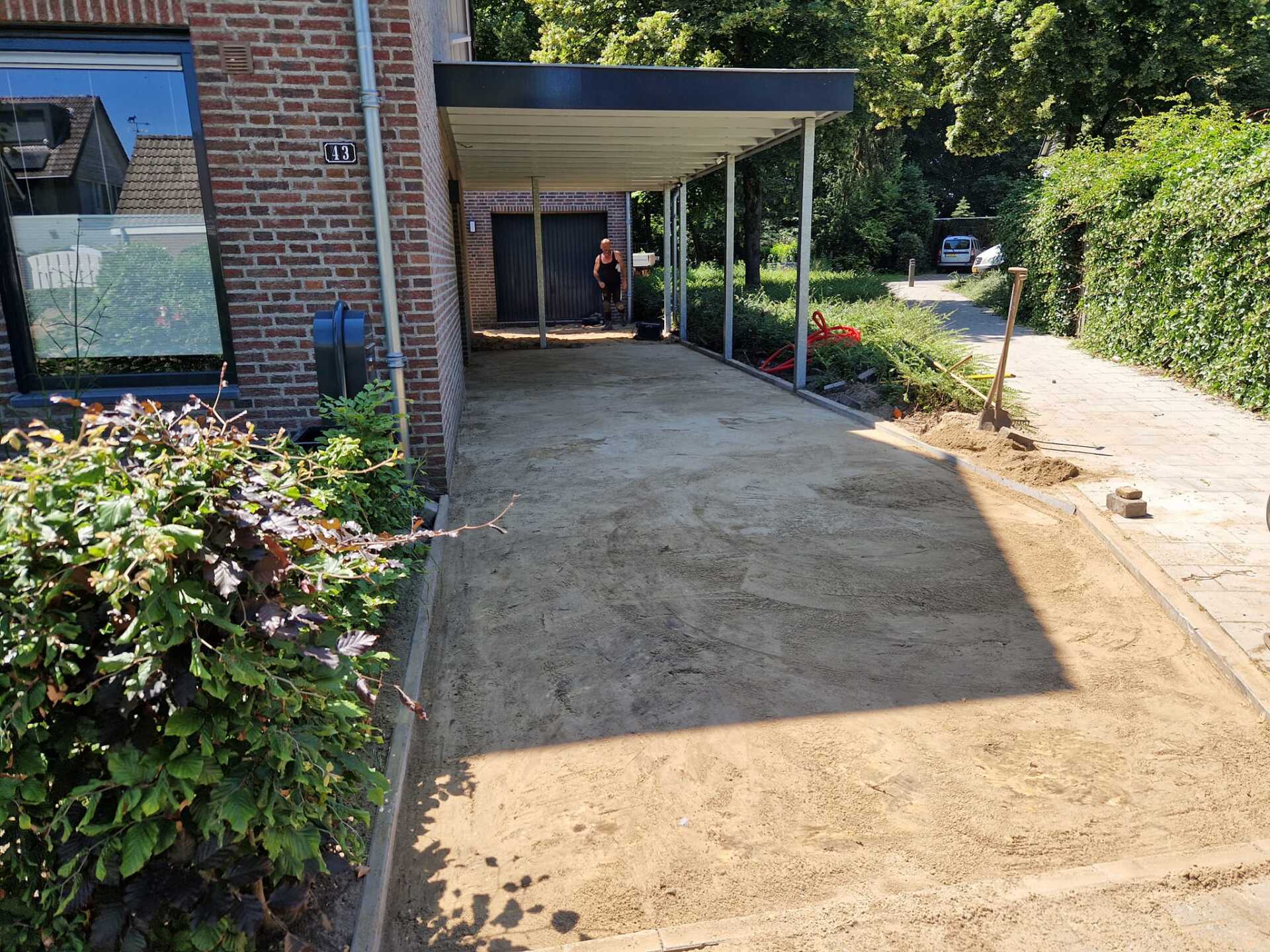 Oprit bestraten Sint-Michielsgestel