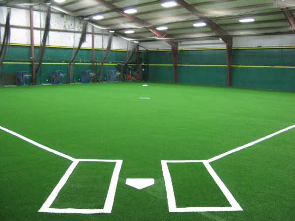 indoor baseball field
