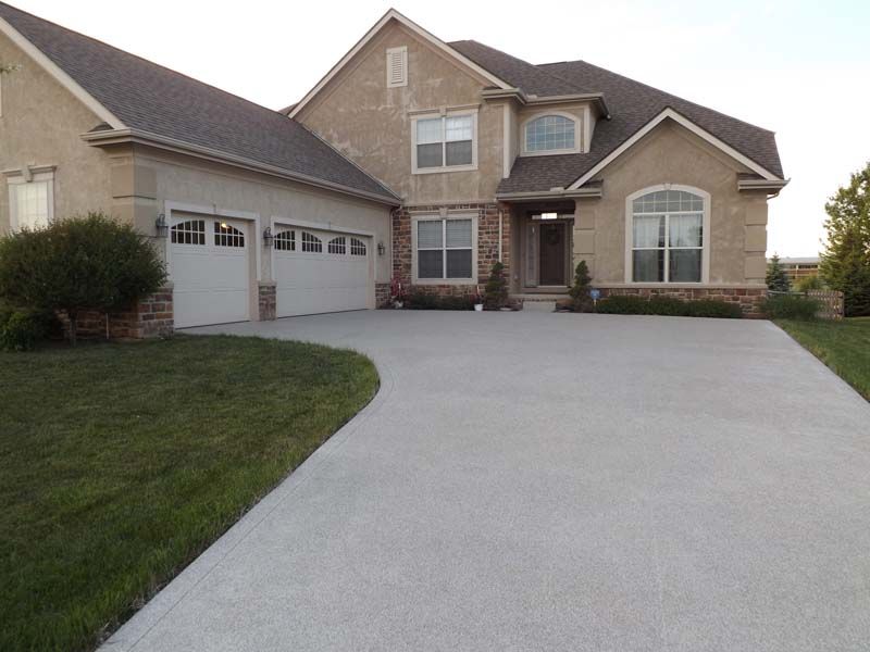 clan driveway of a house