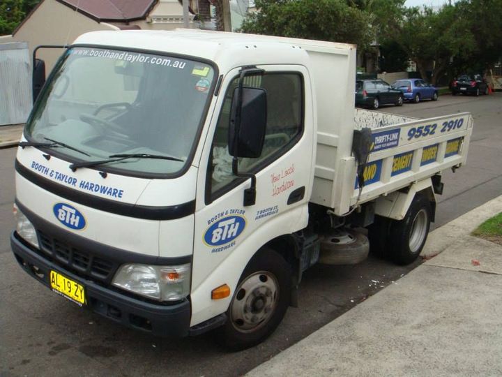 White truck | Annandale, NSW | Booth & Taylor Hardware