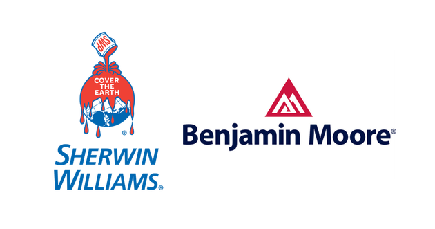 Benjamin Moore and Sherwin Williams Company Logo