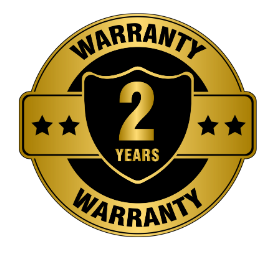 2 year warranty logo