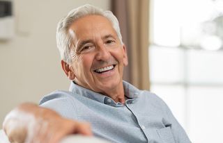 Happy Senior Guy — Lafayette, IN — Advantage Dental & Dentures