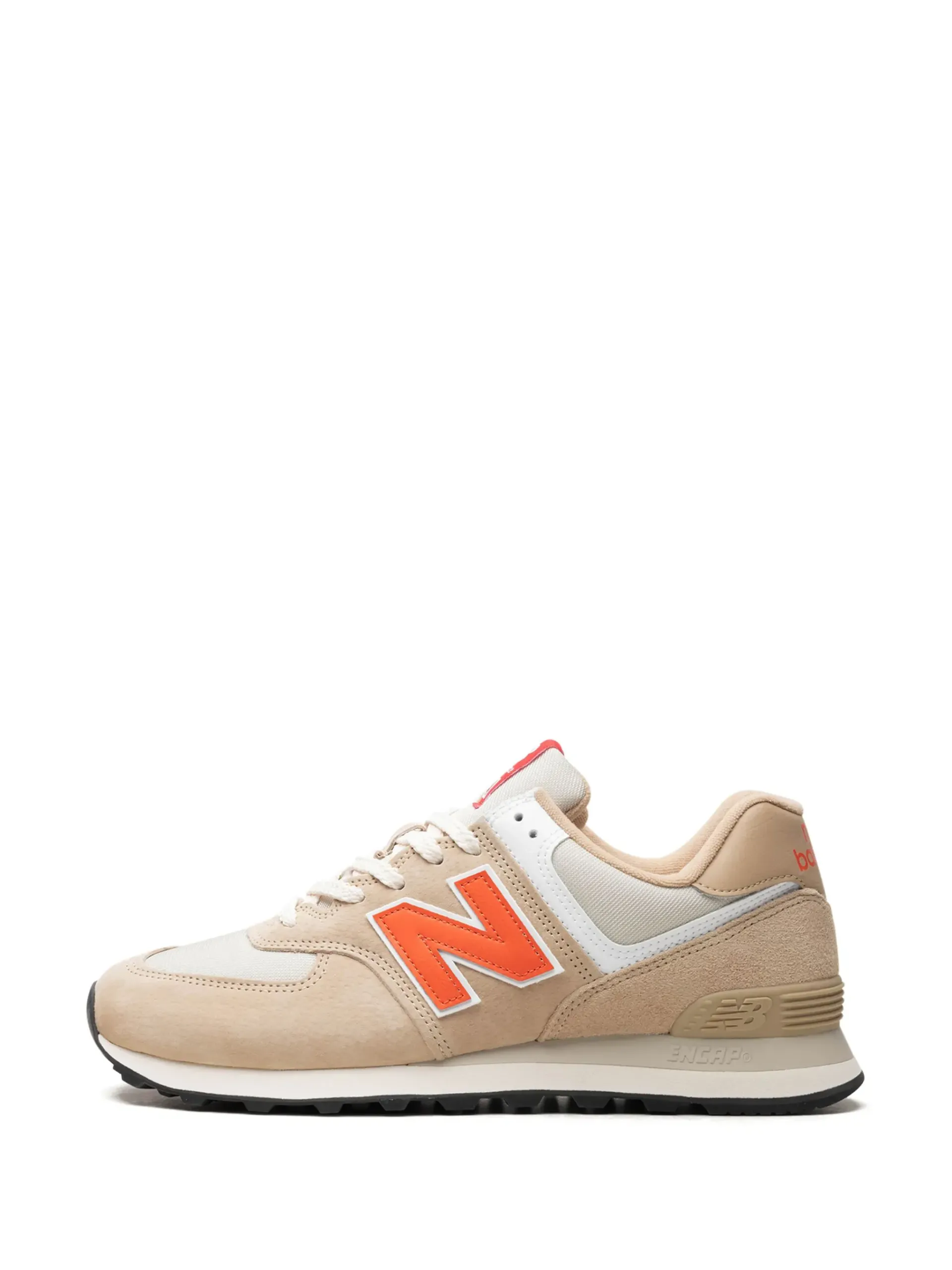 New Balance- 574 Bone with Orange